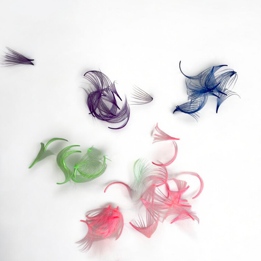 Colored Promade Fans | Colored Volume Lash Fans