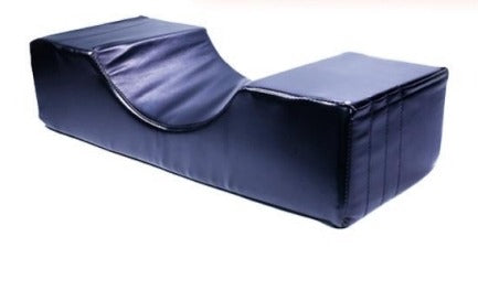 Black Leather Lash Pillow | Ergonomic Lash Extension Pillow