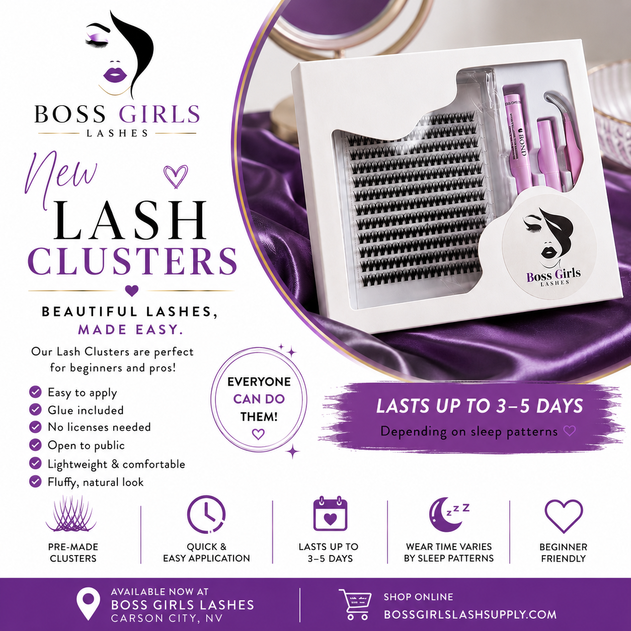 DIY Cluster Lash Kits