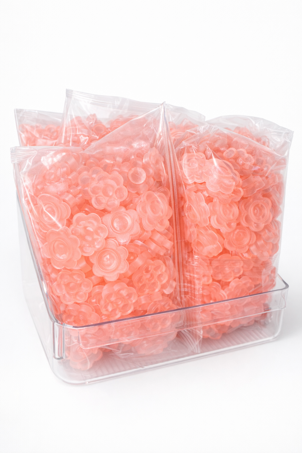 Flower Glue Rings 100 Count