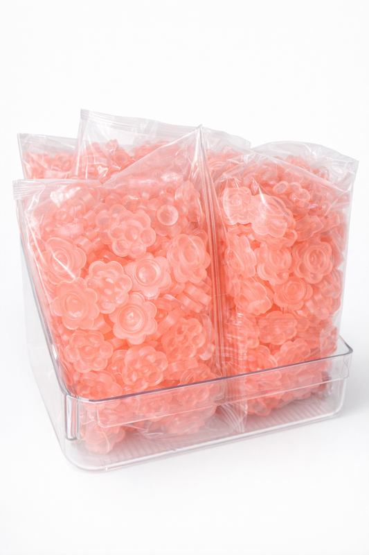 Flower Glue Rings 100 Count