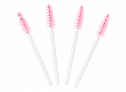 Disposable Lash & Brow Spoolie Brushes – 50 Count