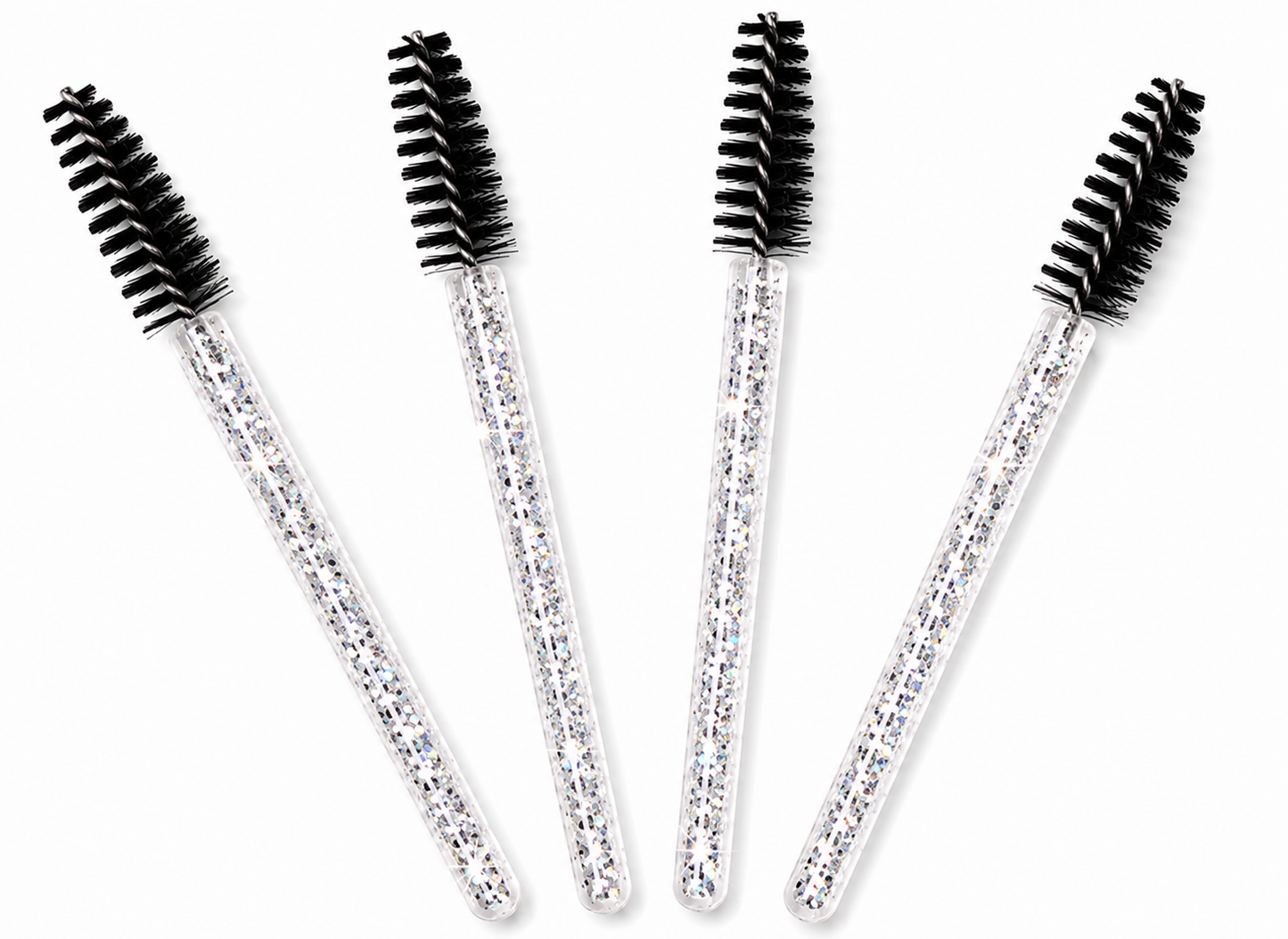 Disposable Lash & Brow Spoolie Brushes – 50 Count