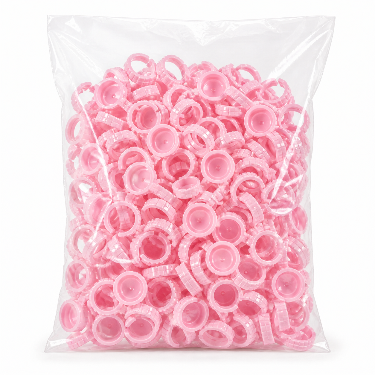 Lash Glue Rings 100 CT | Disposable Adhesive Rings for Lash Extensions