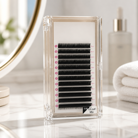 Silky Cashmere Lashes 0.05 | Mega Volume Faux Mink Lash Extensions