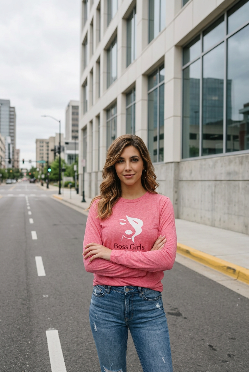 Boss Girls Long Sleeve T-Shirt