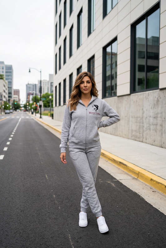 Boss Girls Zip Up Hoodie