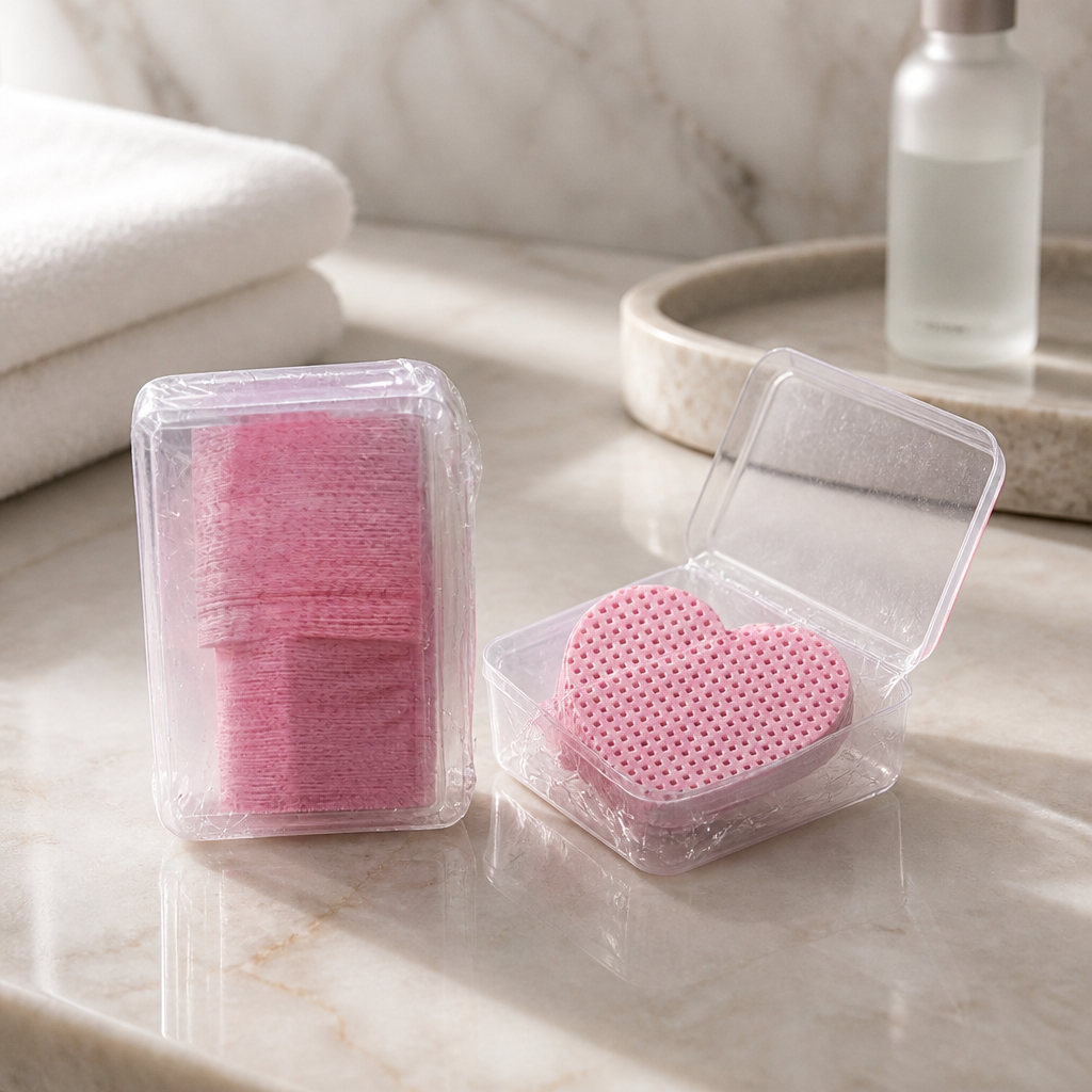 Heart Shaped Adhesive Wipes | Lash Tweezer Cleaning Wipes