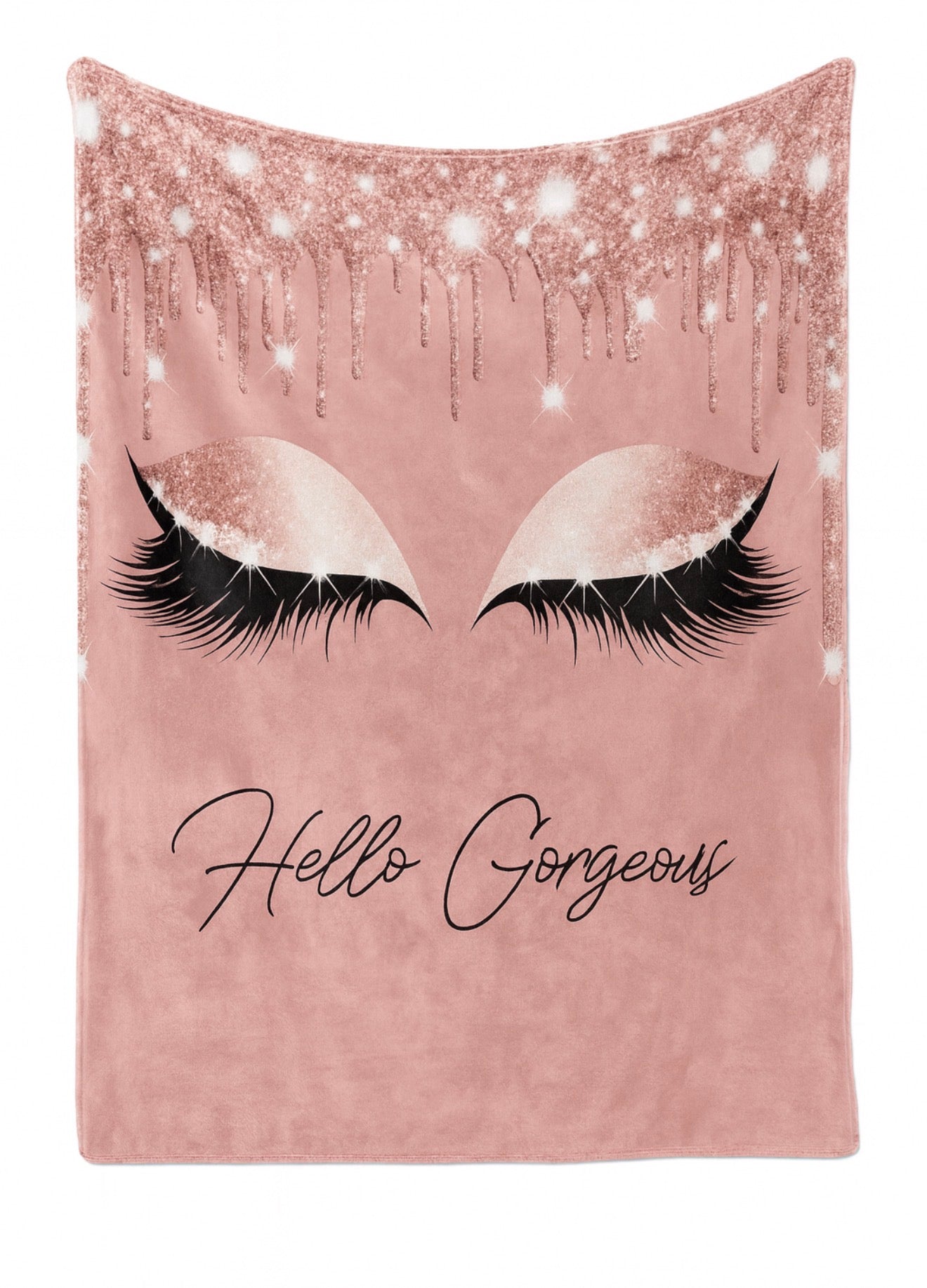 Lash Designed Mini Throw Blanket