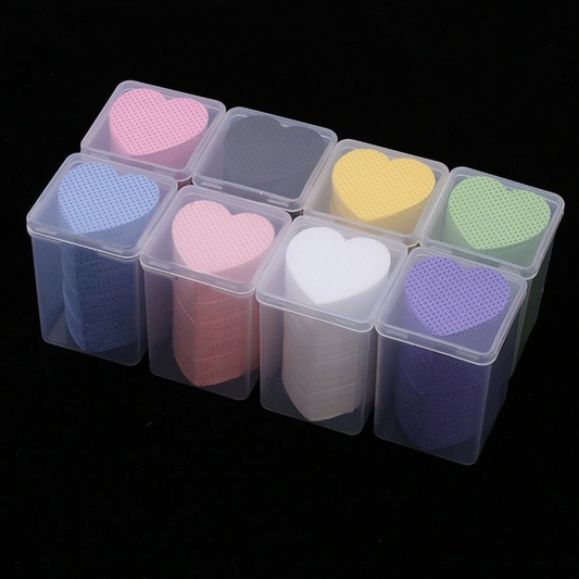 Heart Shaped Adhesive Wipes
